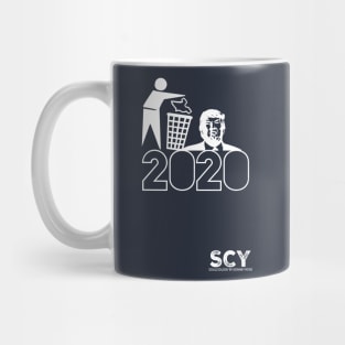 Trash Trump in 2020 (white) Mug